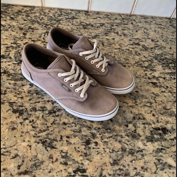 Distressed Grey Vans Size 8 Womens - Picture 2 of 6